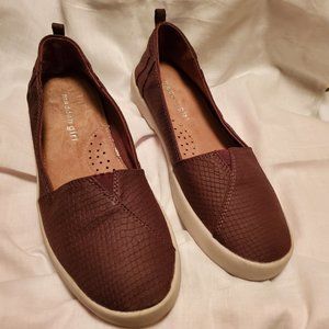 Madden Girl Burgundy Flats